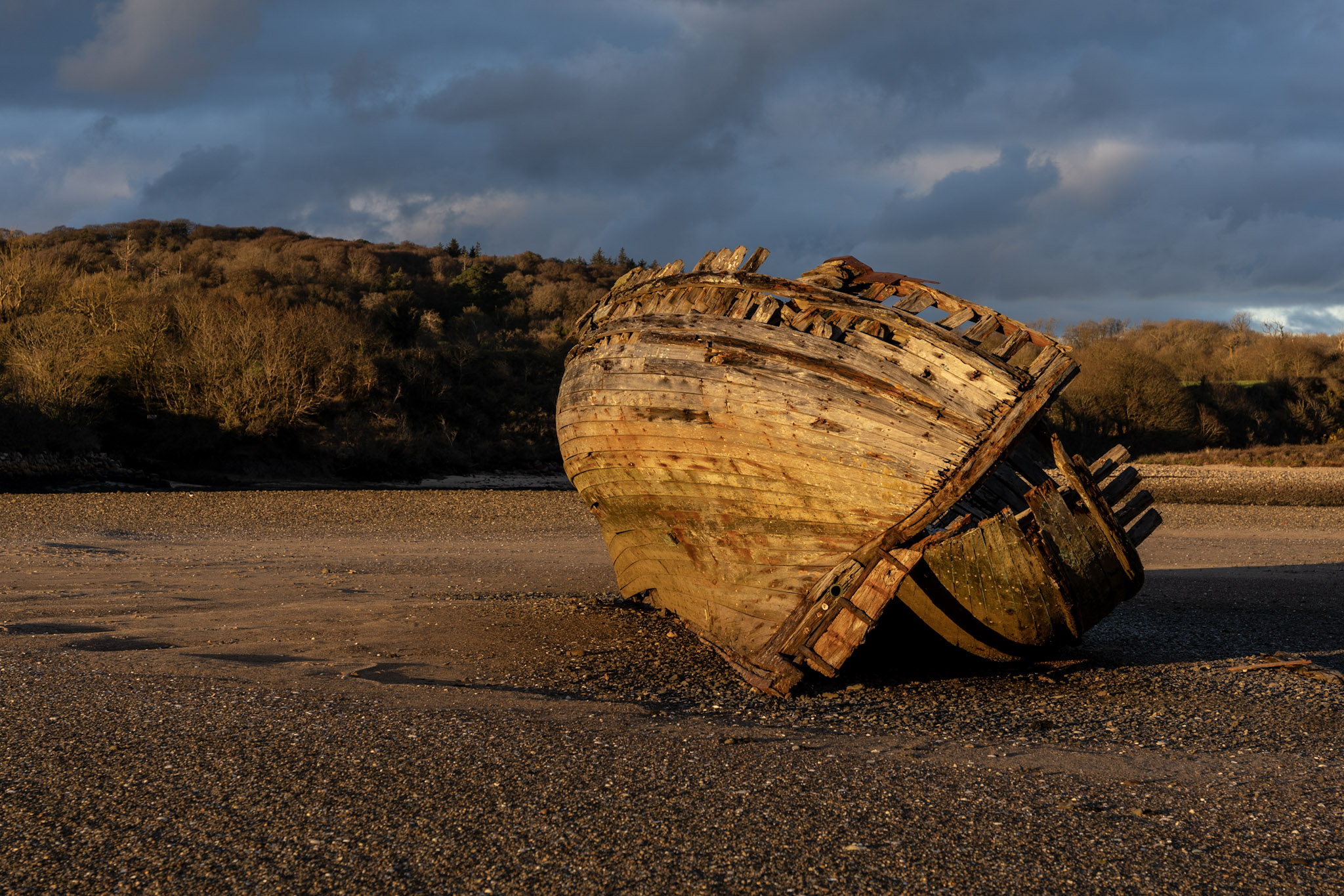 Shipwreck at Dulas Bay