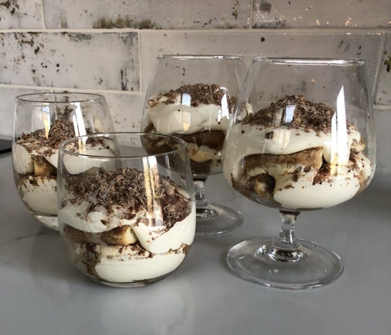 homemade tiramisu